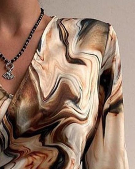 Beige Sexy Casual Elegant Glam Formal Wrap Dress