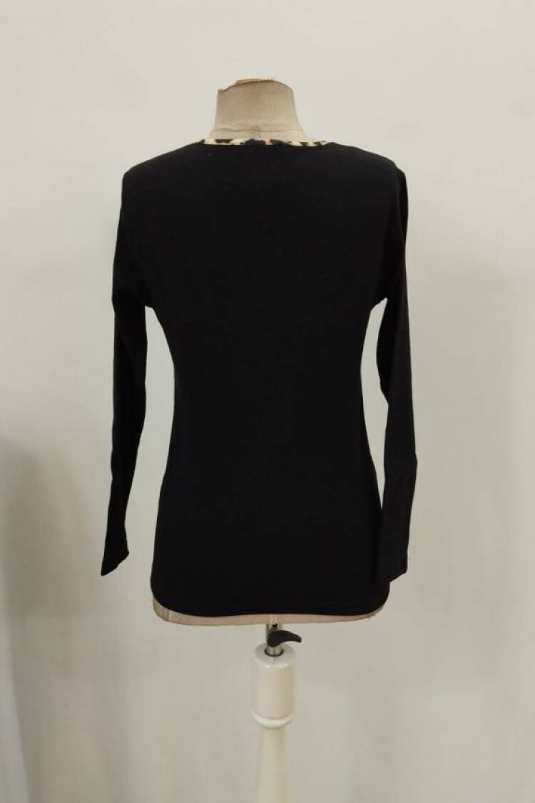 Slim Fit V-Neck Casual Blouse