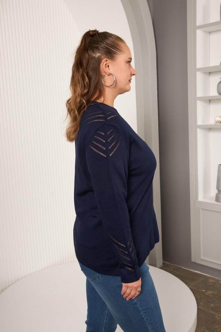 Sweater Plus Size Casual Elegant