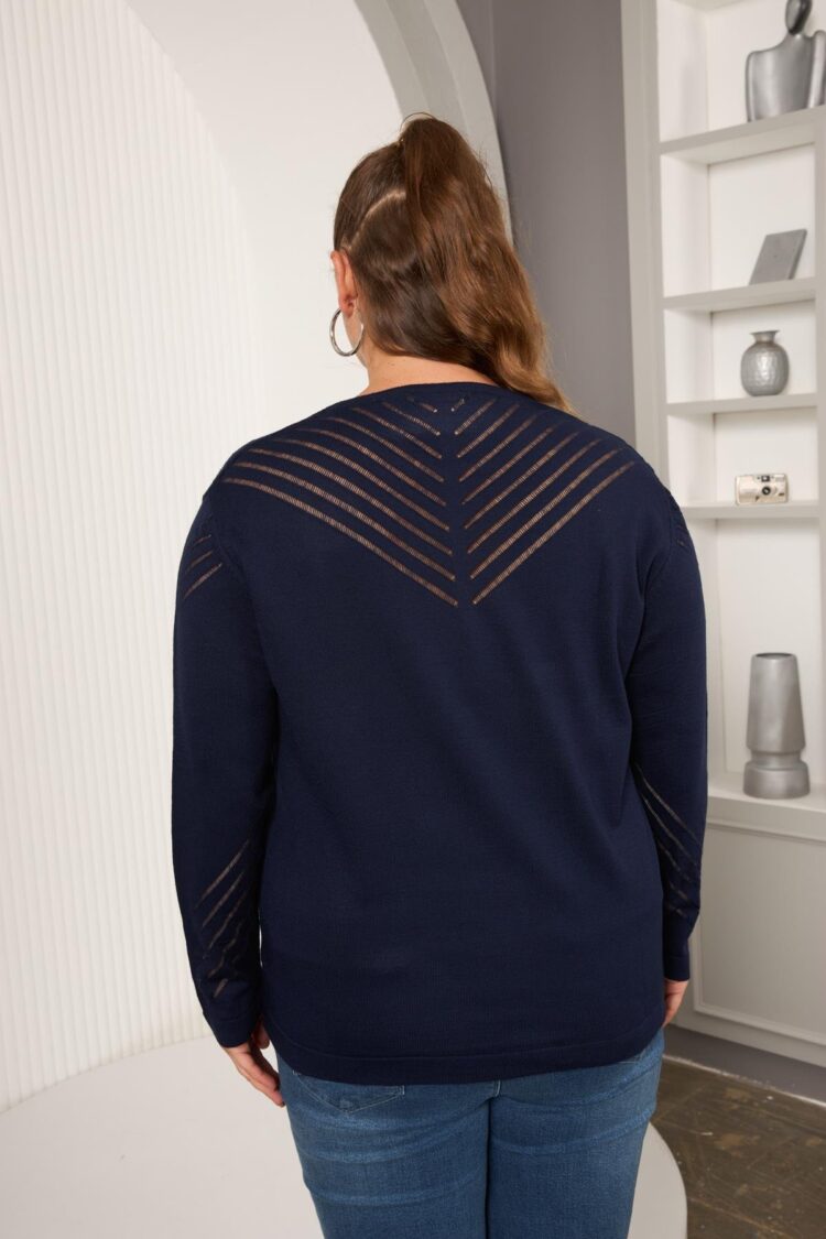 Sweater Plus Size Casual Elegant