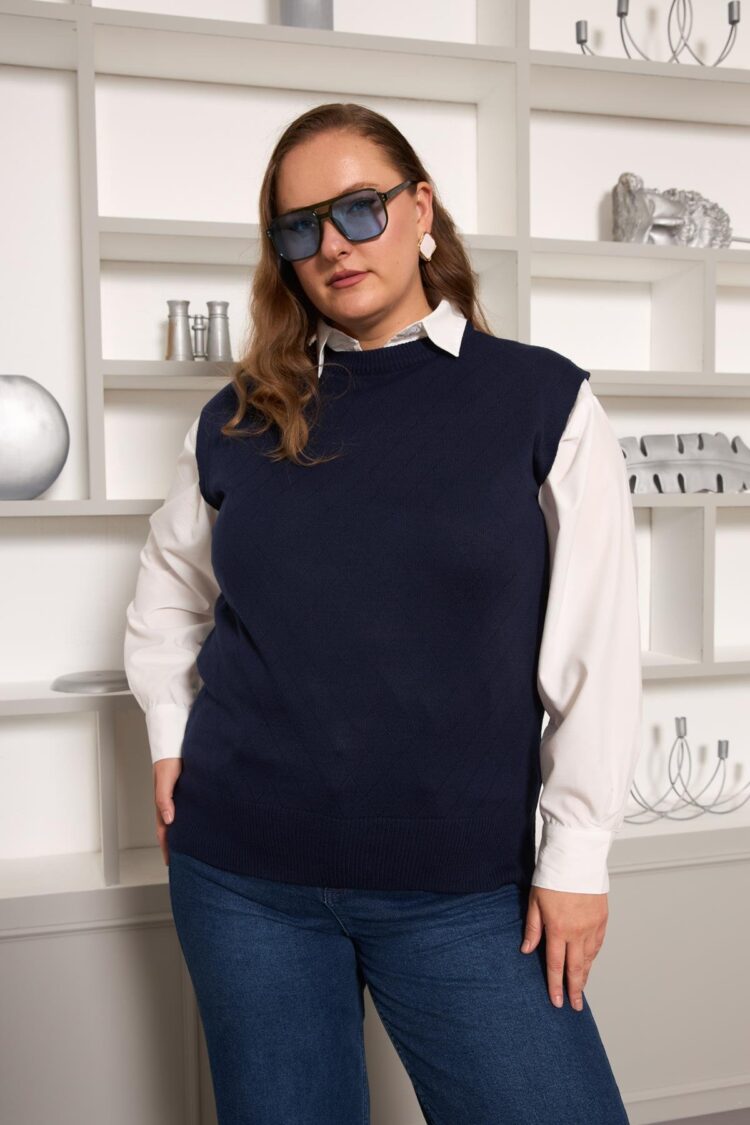 Sweater - Casual Plus Size Sleeveless - Brand: RMG - Women & Kids, Baby Clothes Wholesale - Globality Store