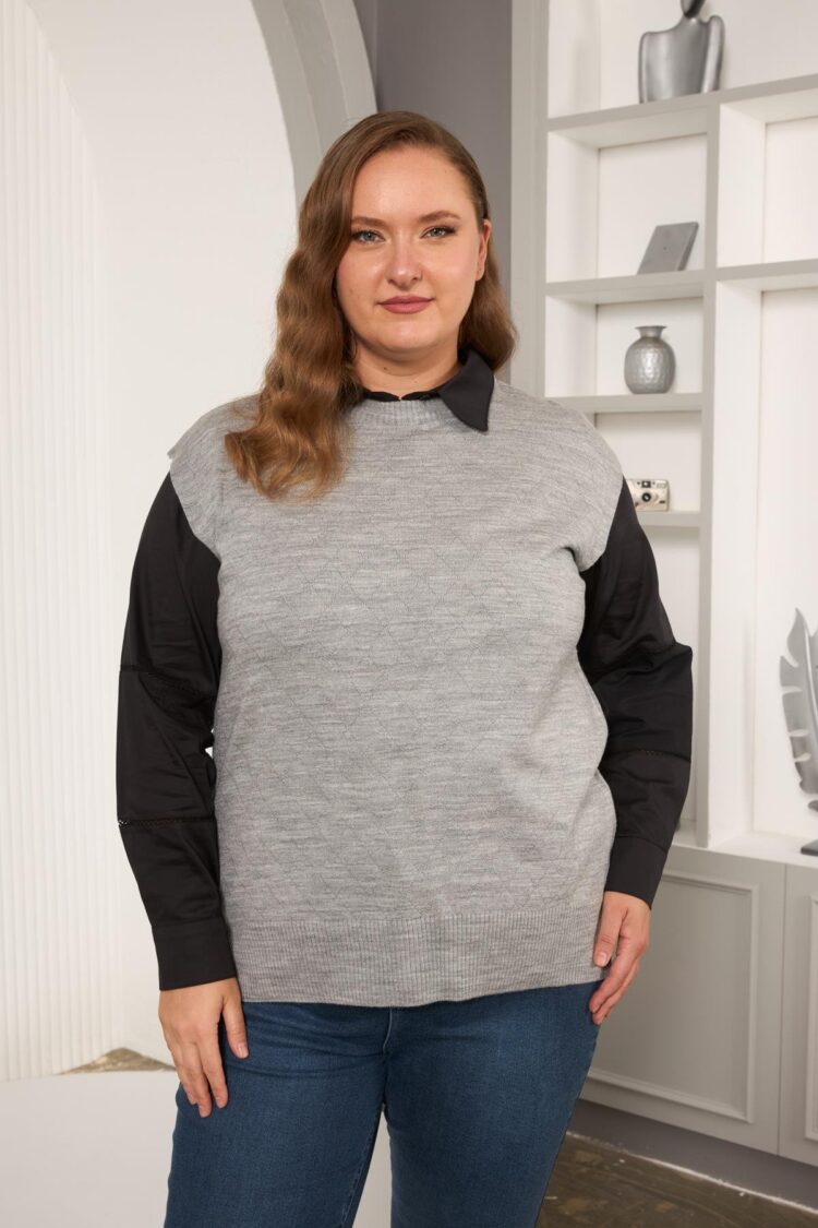 Plus Size Sweater For Work & Casual
