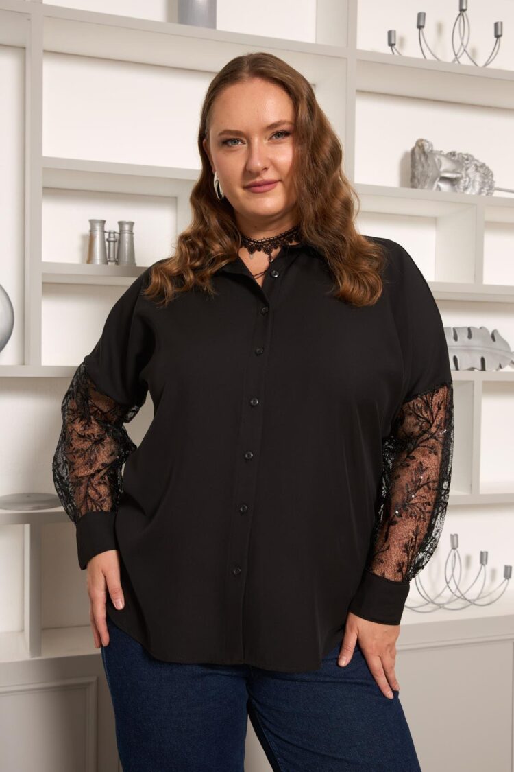Black Elegant Plus Size Shirt - Brand: RMG - Women & Kids, Baby Clothes Wholesale - Globality Store
