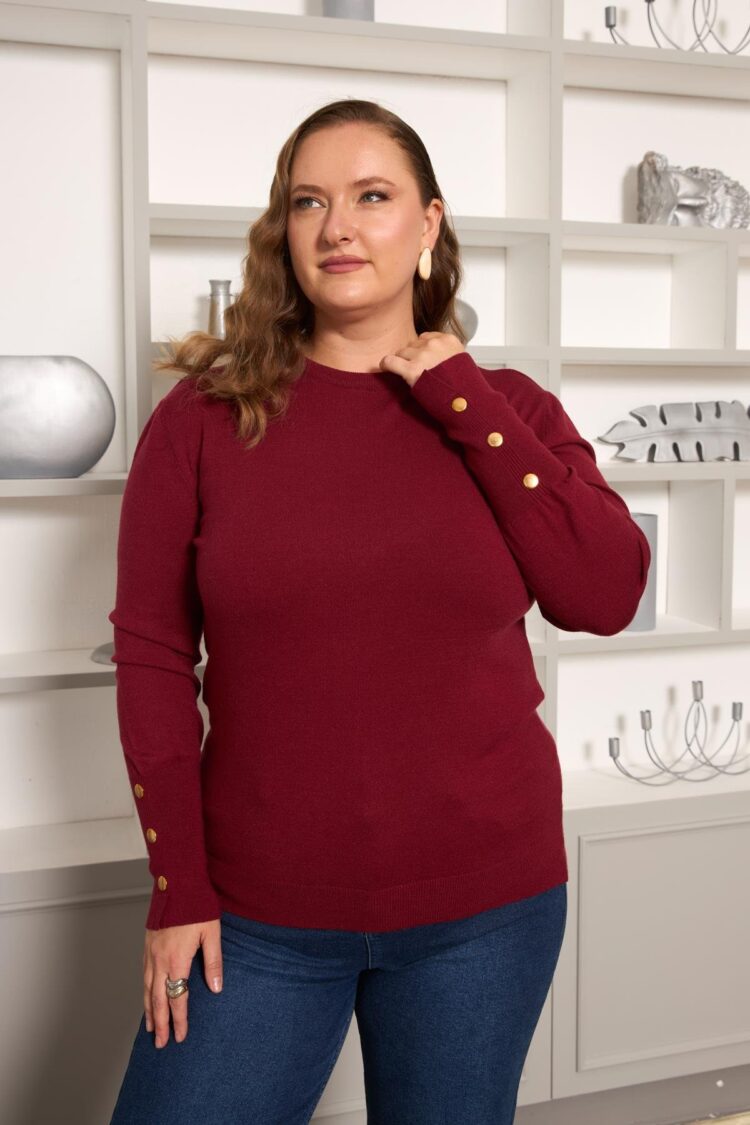 Sweater Plus Size Casual Elegant