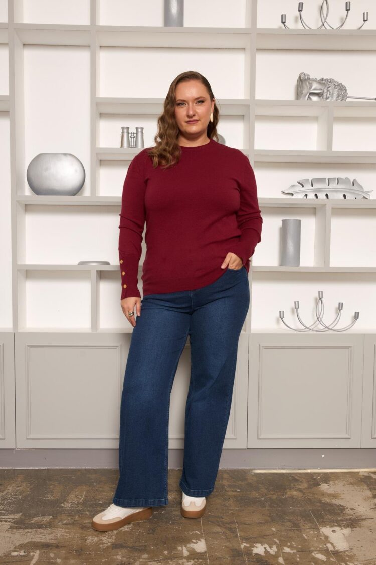 Sweater Plus Size Casual Elegant