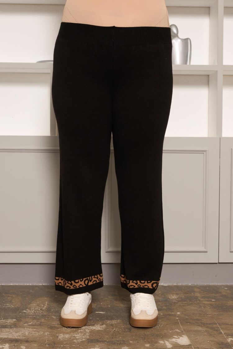 Black Casual Plus Size Sport Tracksuit