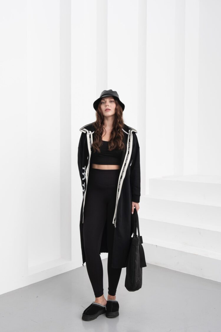 Oversized Fit Hooded Neck Sweatshirt
