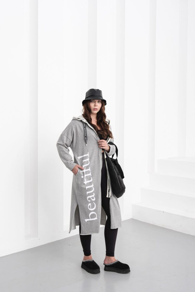 Oversized Fit Sweatshirt With Hooded Neck - Brand: See More - Women & Kids, Baby Clothes Wholesale - Globality Store