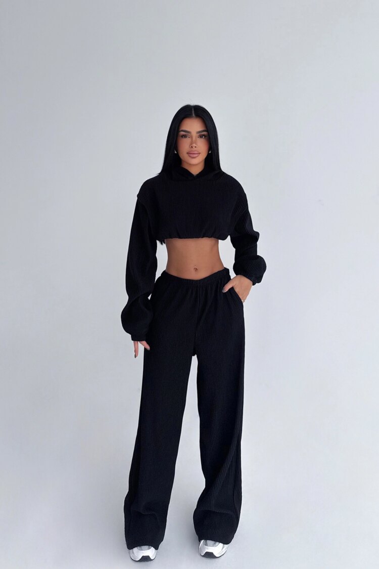 Oversized Casual Streetwear Set - Brand: EYYO ATELIER - Women & Kids, Baby Clothes Wholesale - Globality Store
