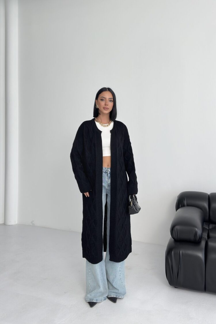 Cardigan Oversized Open Front Long Sleeve