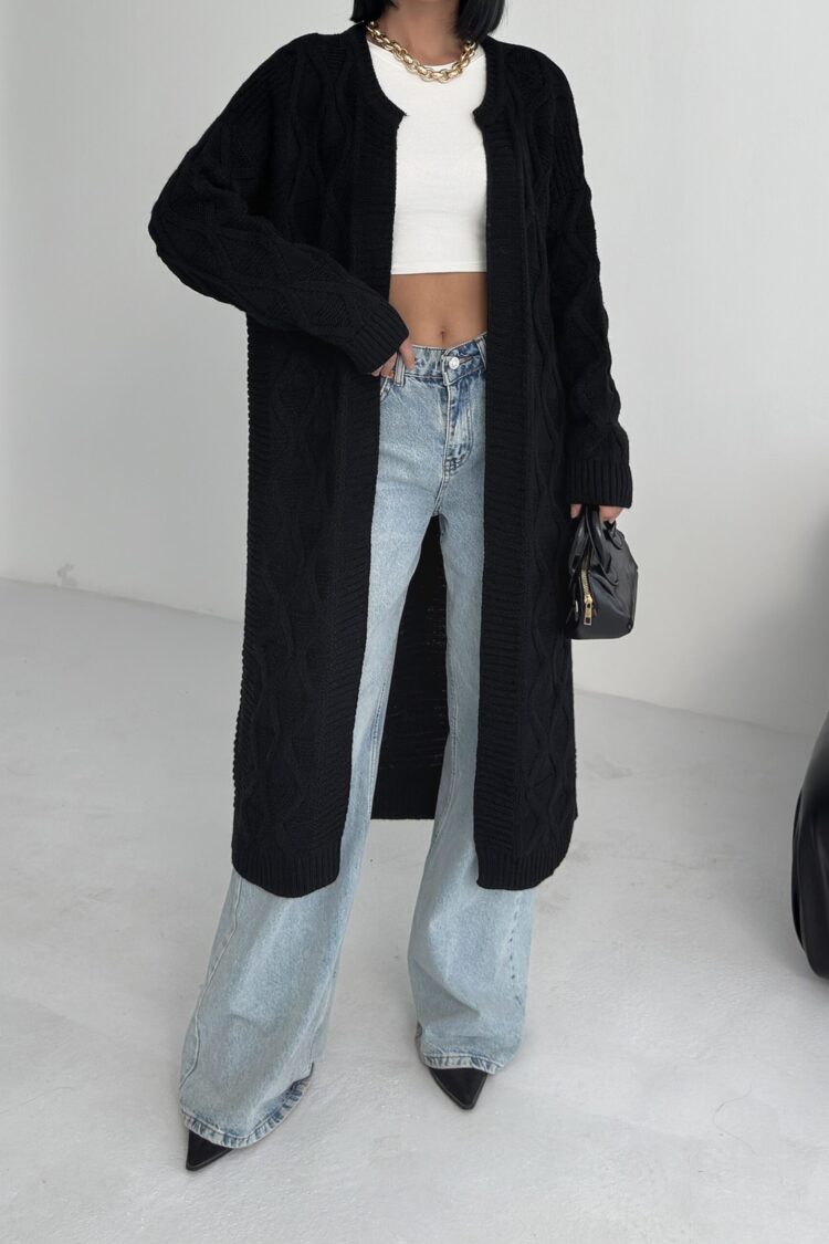 Cardigan Oversized Open Front Long Sleeve