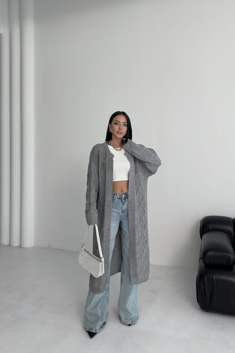Oversized Fit Long Sleeve Cardigan - Brand: My Fashion - Women & Kids, Baby Clothes Wholesale - Globality Store