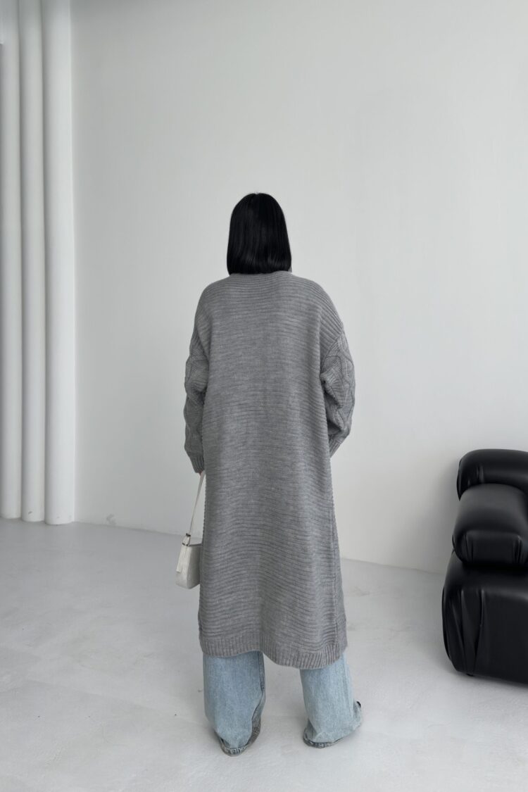 Oversized Fit Long Sleeve Cardigan