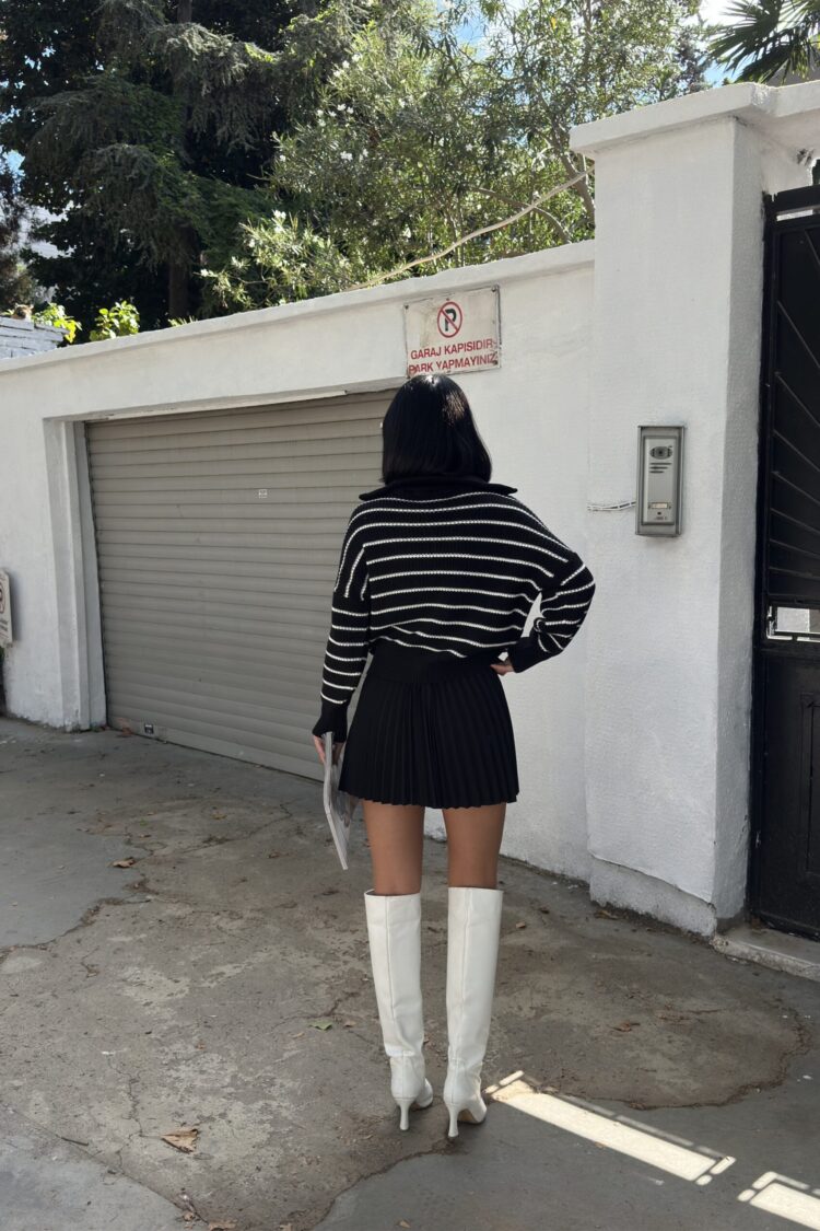 Zipper Zippered Sweater
