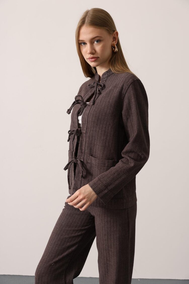 Elegant Formal Striped Set