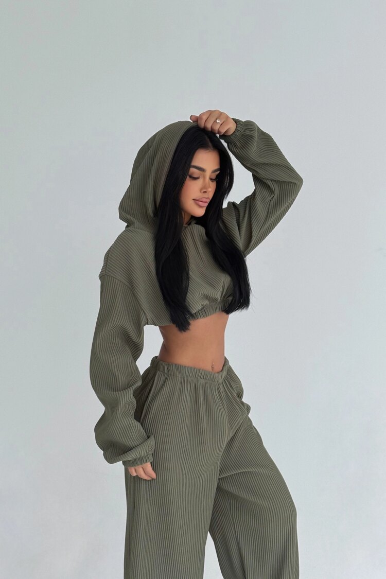 Casual Striped Palazzo Set