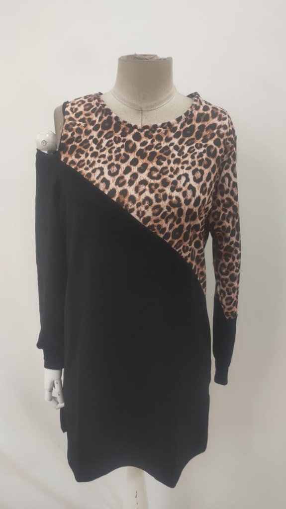 Black Casual Sexy Mini Shift Dress With Bell Sleeves