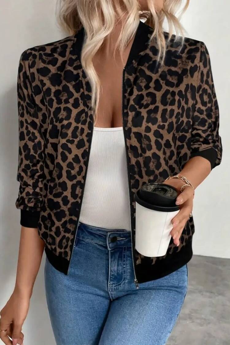 Brown Bomber Jacket - Brand: Janes - Women & Kids, Baby Clothes Wholesale - Globality Store