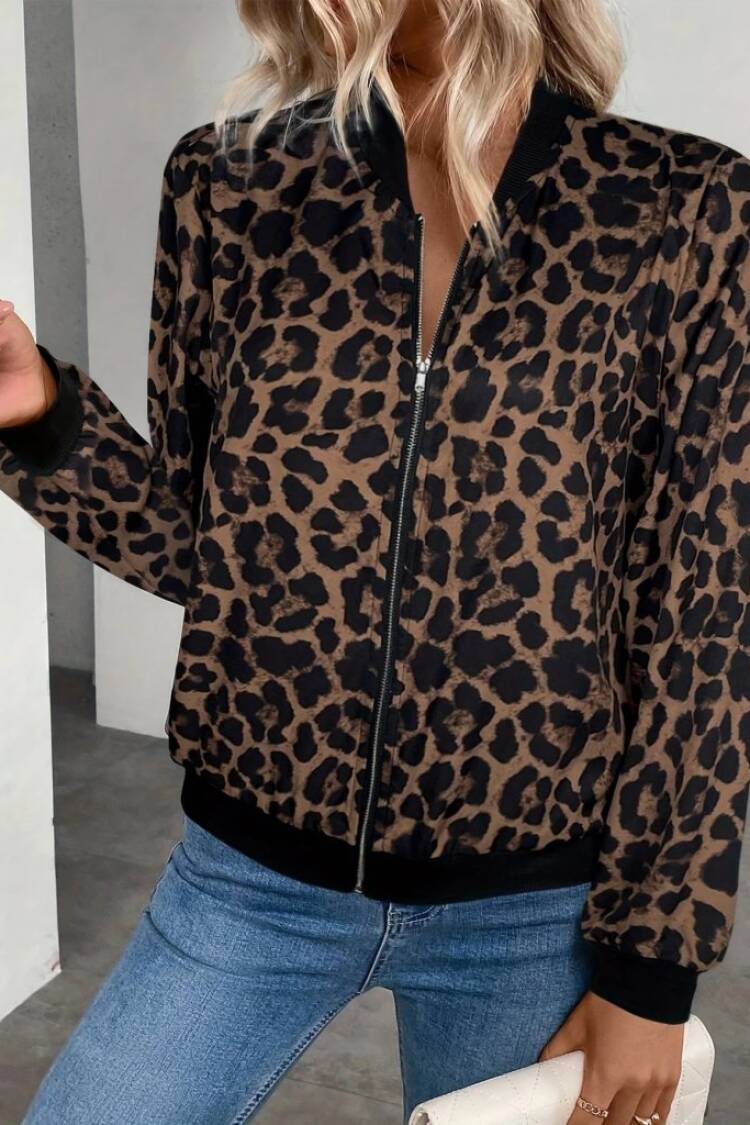 Brown Bomber Jacket