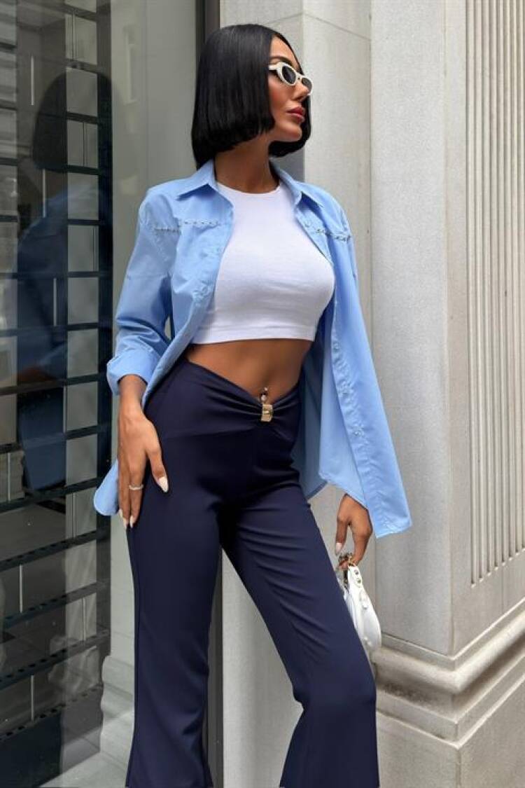 Bootcut Pants With Flare Leg