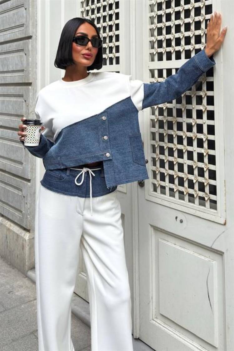 White Casual Streetwear Set