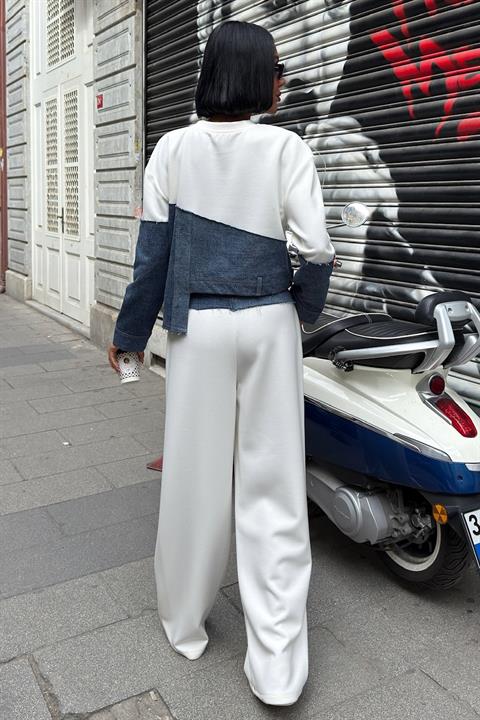 White Casual Streetwear Set