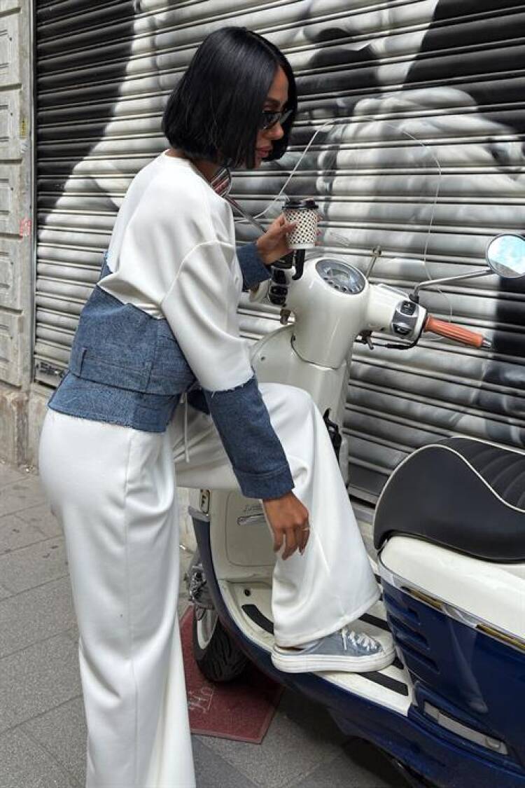 White Casual Streetwear Set