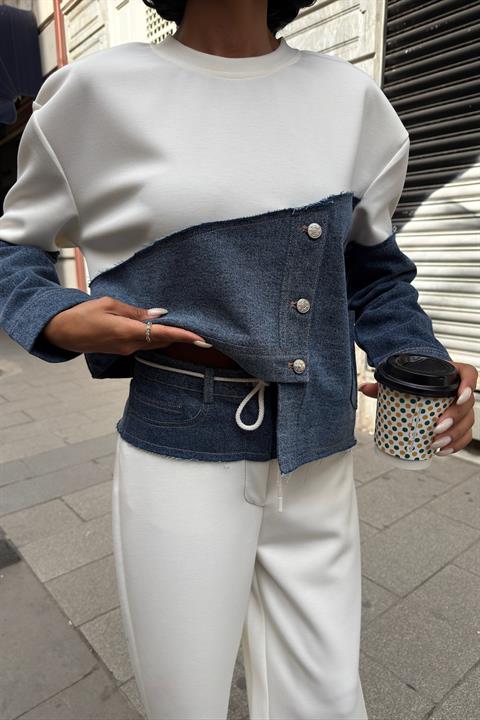 White Casual Streetwear Set