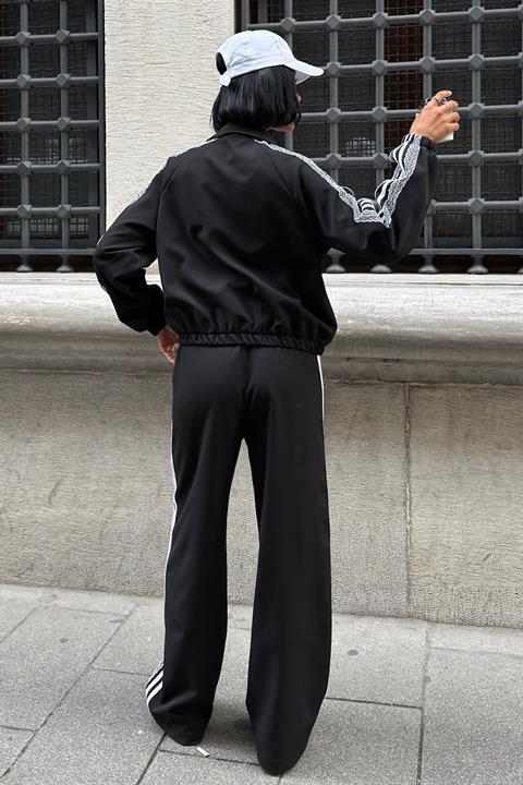 Casual Sport Streetwear Zip Up Set