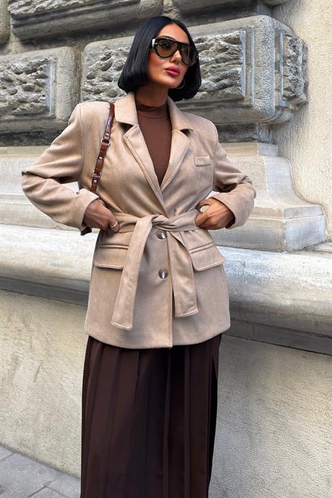 Single-Breasted Blazer Jacket