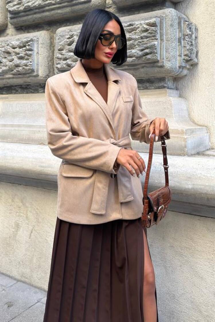 Single-Breasted Blazer Jacket