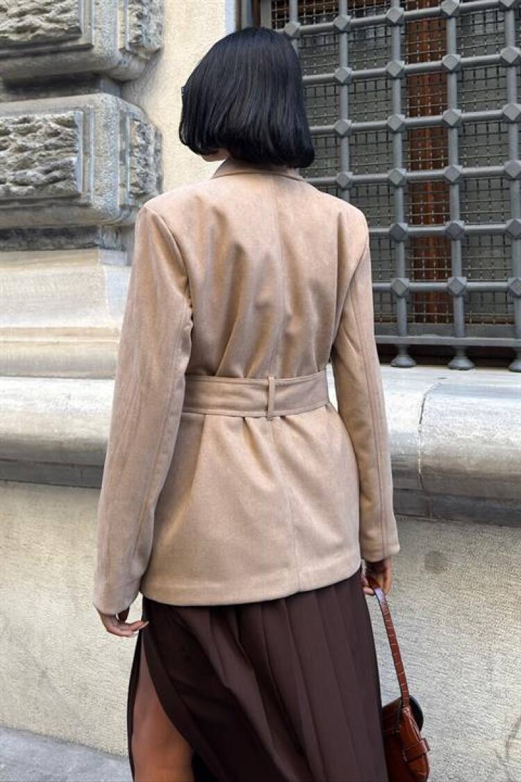 Single-Breasted Blazer Jacket