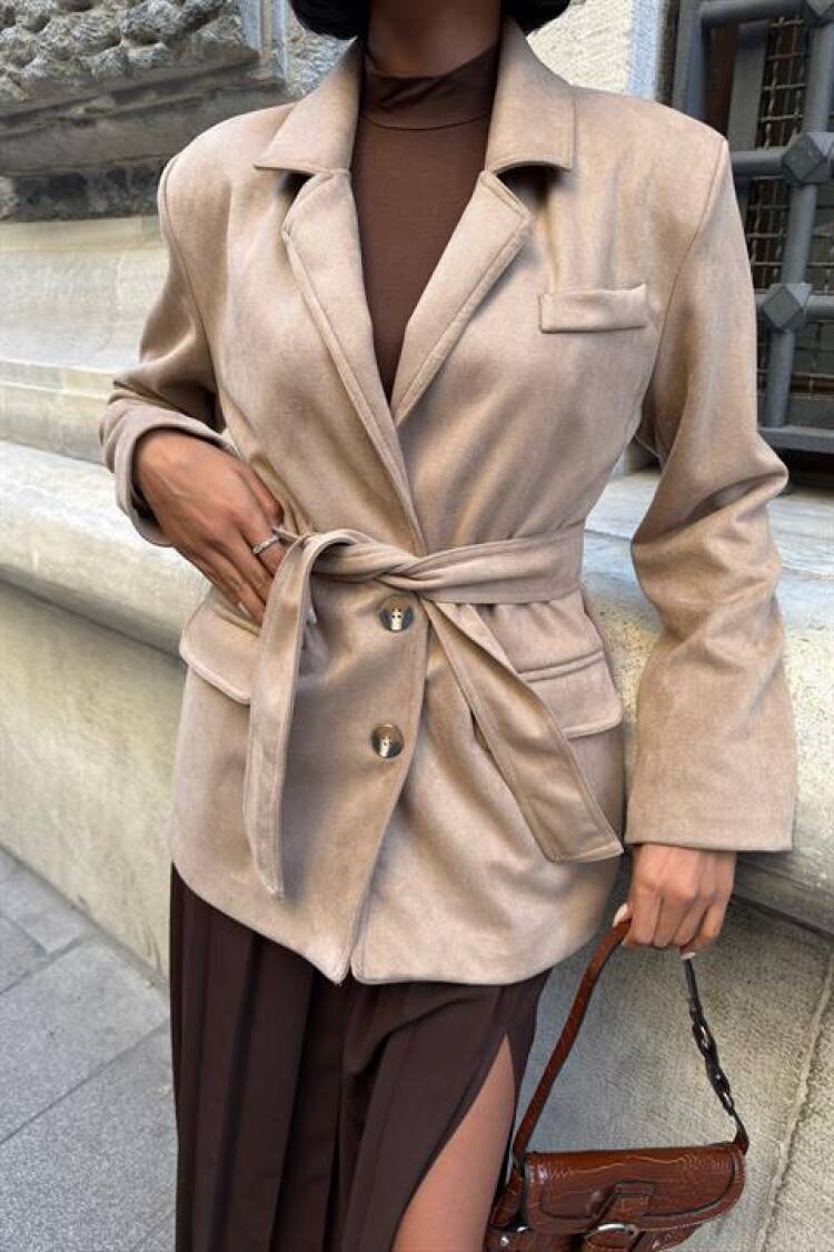 Single-Breasted Blazer Jacket