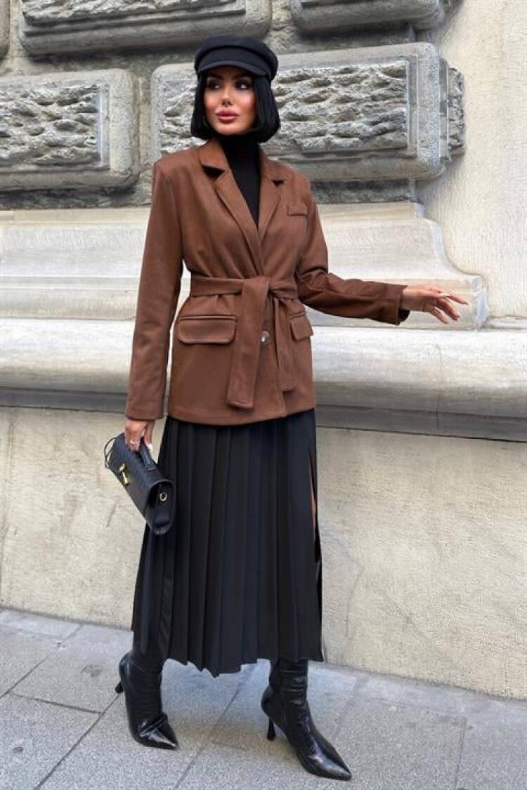 Elegant Single-Breasted Blazer Jacket - Brand: Sobe Istanbul - Women & Kids, Baby Clothes Wholesale - Globality Store