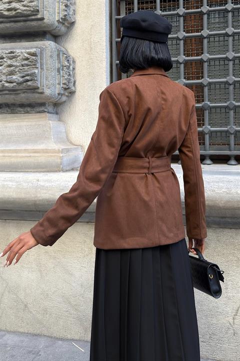Elegant Single-Breasted Blazer Jacket
