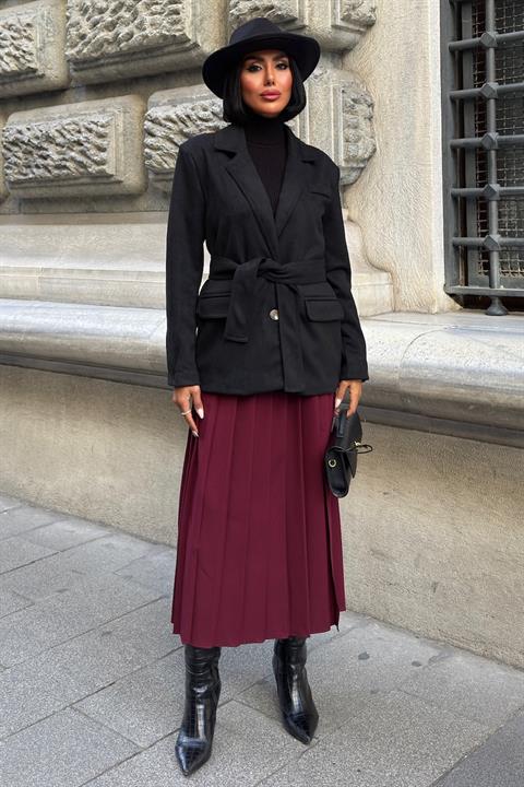 Elegant Single-Breasted Blazer Jacket