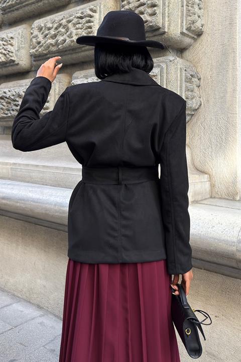 Elegant Single-Breasted Blazer Jacket