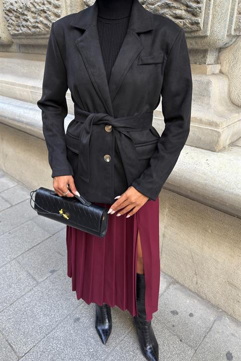 Elegant Single-Breasted Blazer Jacket