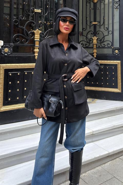 Overshirt Jacket With Flap Pockets