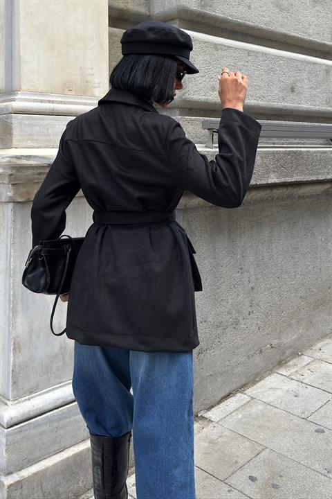 Overshirt Jacket With Flap Pockets