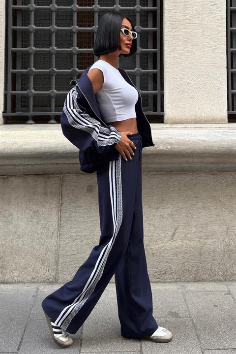 Striped Sport Casual Set