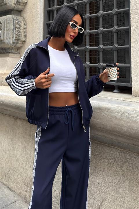 Striped Sport Casual Set