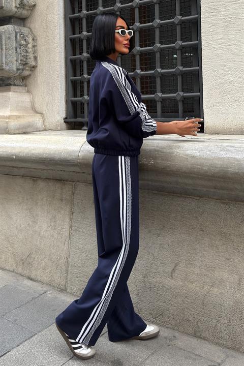 Striped Sport Casual Set