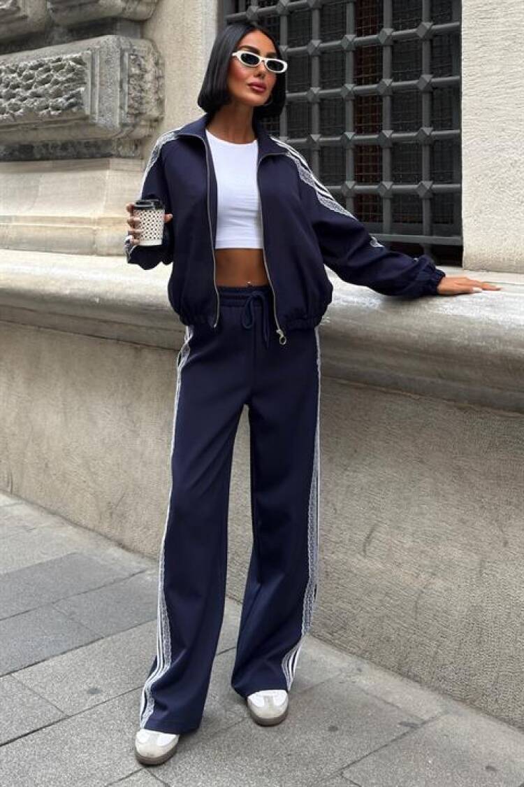 Striped Sport Casual Set