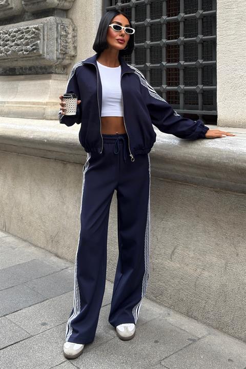 Striped Sport Casual Set