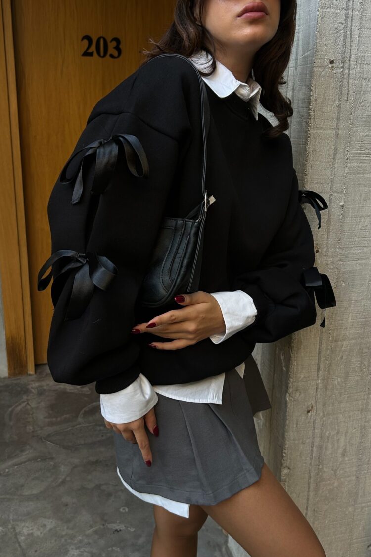 Oversized Fit Crew Neck Sweatshirt
