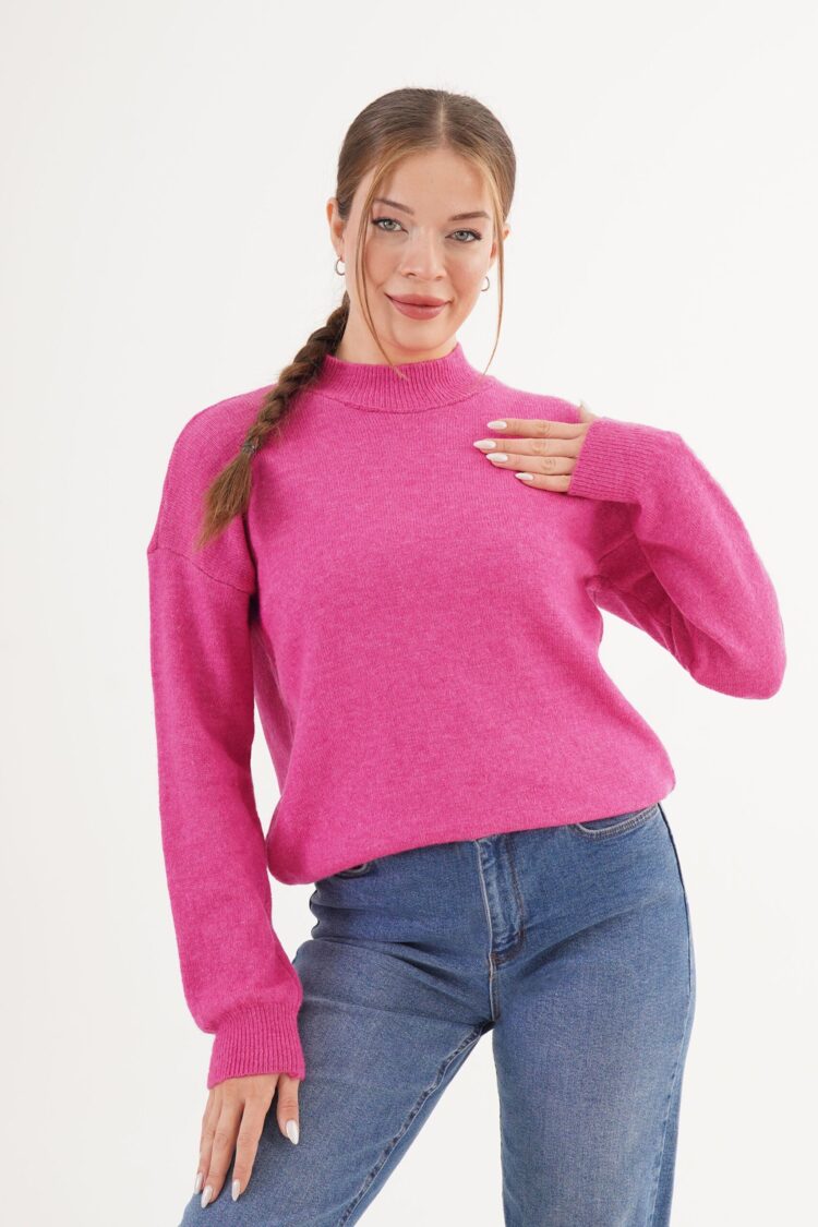 Sweater High Neck Long Sleeve Regular Fit