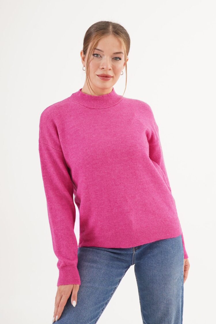 Sweater High Neck Long Sleeve Regular Fit