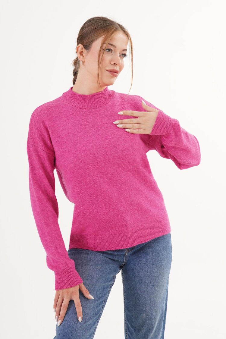 Sweater High Neck Long Sleeve Regular Fit