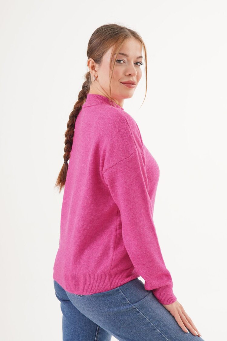 Sweater High Neck Long Sleeve Regular Fit